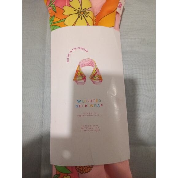 GROOVY HEAT /COLD NECK WRAP Weighted Neck Wrap PAPER SOURCE FRAGRANCE FREE - Picture 3 of 5
